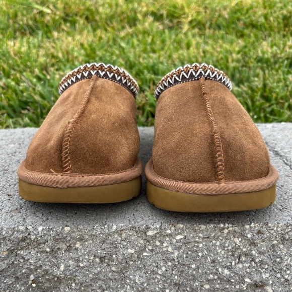 Ugg Women’s Tasman II Chestnut Slippers Shoes Size 9 Suede Sheepskin Clogs - Picture 4 of 14